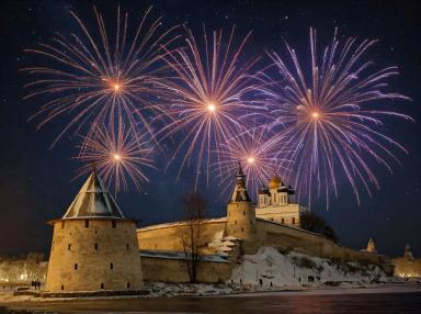 Новый год в Пскове | Гастрономические туры Изборск | Каникулы сезон 2024 - 2025