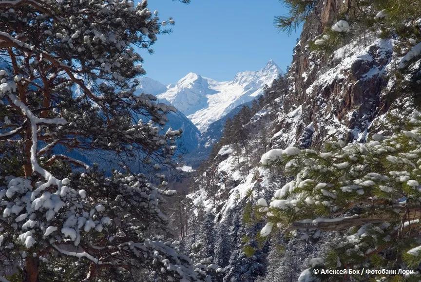 Кавказ. На снежной волне 