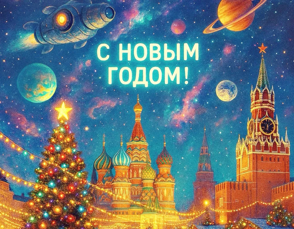 Космический Новый Год 2026 в Москве | Экскурсионные туры Московский кремль | Школьные каникулы сезон 2024 - 2025